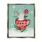 Stupell Industries Merry Christmas Warm Cocoa Framed Floater Canvas Wall Art